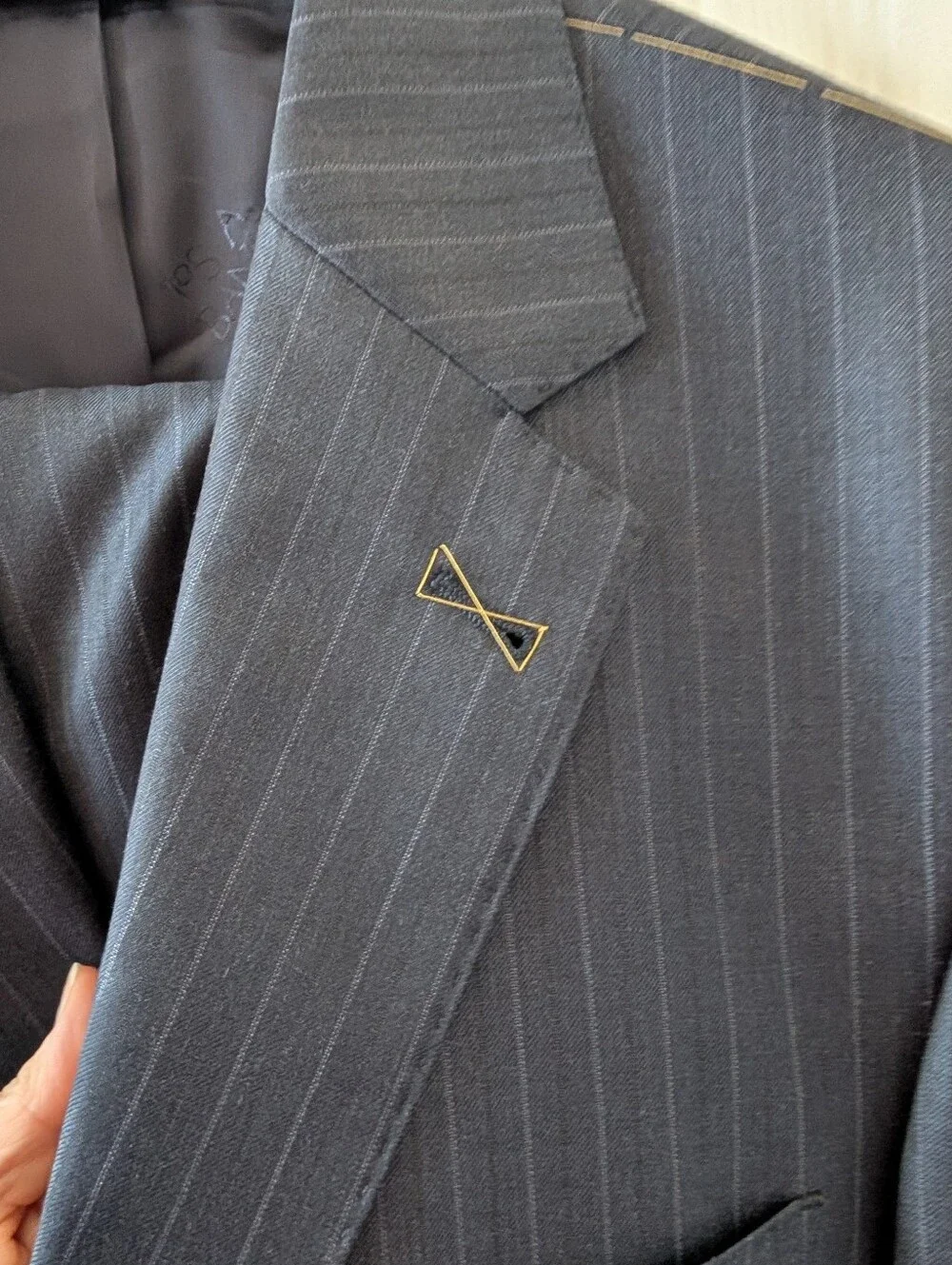 Jos. A. Bank Charcoal Pinstripe Suit Jacket